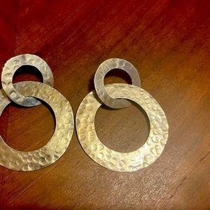 Mod Sterling Silver Hoop Earrings